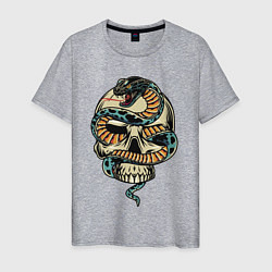 Мужская футболка Snake&Skull