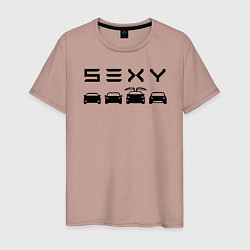 Мужская футболка Tesla sexy