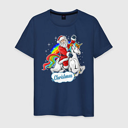 Мужская футболка Santa Claus Rides