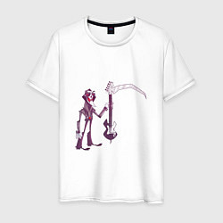 Мужская футболка Смерть с гитарой