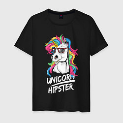 Мужская футболка Unicorn hipster