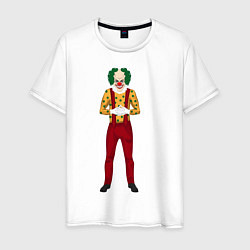 Мужская футболка Страшный клоун