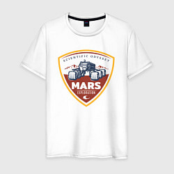 Футболка хлопковая мужская MARS, цвет: белый