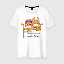 Мужская футболка Карантинные коты