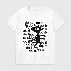 Футболка хлопковая мужская РАЗОЧАРОВАНИЕ, цвет: белый