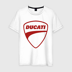 Мужская футболка Ducati Logo Дукати Лого Z