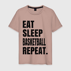 Мужская футболка EAT SLEEP BASKETBALL REPEAT