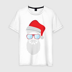 Мужская футболка Santa Hipster