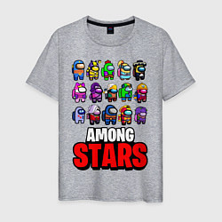 Мужская футболка AMONG US X BRAWL STARS