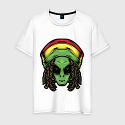 Мужская футболка Reggae alien