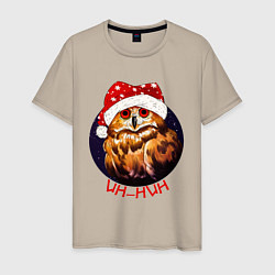 Мужская футболка Holiday Owl