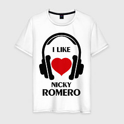 Мужская футболка I like Nicky Romero