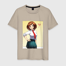 Мужская футболка Ochako Uraraka