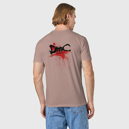 Мужская футболка 80 games / Пыльно-розовый – фото 4