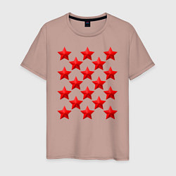 Мужская футболка Красные звезды