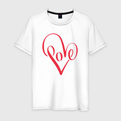 Мужская футболка Love
