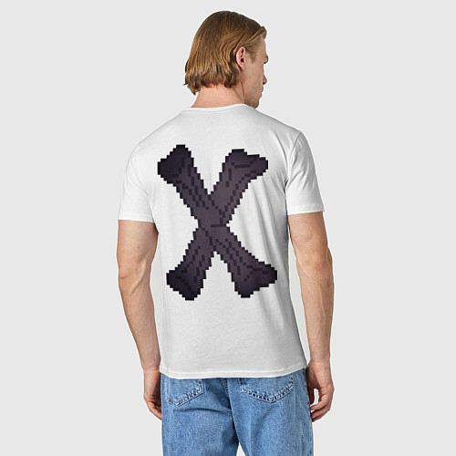 Мужская футболка 2D Рок Череп / Белый – фото 4