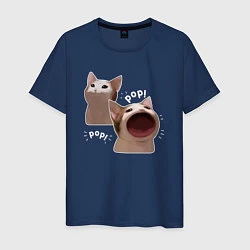 Мужская футболка Cat Pop - Мем
