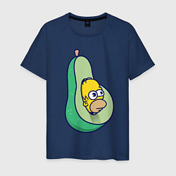 Мужская футболка Гомер авокадо