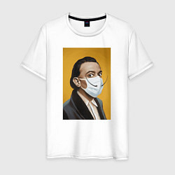 Мужская футболка Сальвадор Дали в маске
