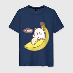Мужская футболка Банано - кот