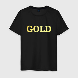 Мужская футболка Cyberpunk 2077 gold