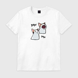 Мужская футболка Pop Cat
