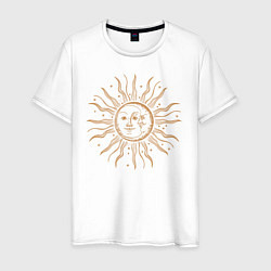 Мужская футболка Солнце и луна