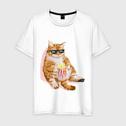 Мужская футболка Ленивый кот