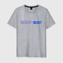 Мужская футболка Valheim круче Rust