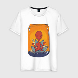 Мужская футболка Alien Meditation