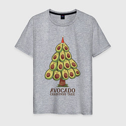 Мужская футболка Avocado Christmas Tree