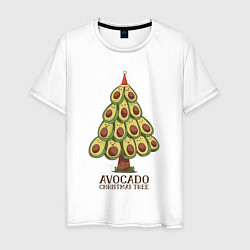 Мужская футболка Avocado Christmas Tree