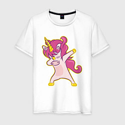 Мужская футболка Dab unicorn