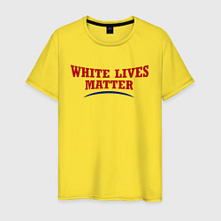 Мужская футболка White lives matters
