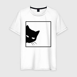 Мужская футболка BLACK CAT ЧЕРНАЯ КОШКА