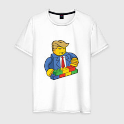 Мужская футболка Lego Donald Trump - Президент Дональд Трамп констр