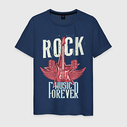 Мужская футболка Rock music forever