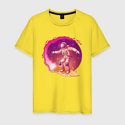 Мужская футболка Космический серфинг