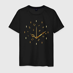 Мужская футболка Золотые часы