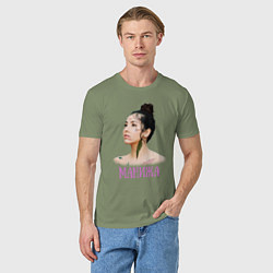 Футболка хлопковая мужская Манижа Manizha, цвет: авокадо — фото 2