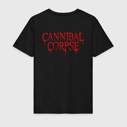 Мужская футболка Cannibal Corpse Труп Каннибала спина Z / Черный – фото 2