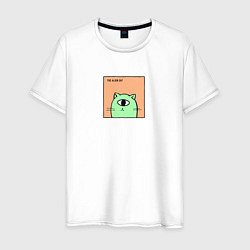 Мужская футболка Инопланетный кот