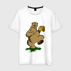 Мужская футболка Тучный медведь