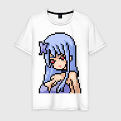 Мужская футболка Pixel art anime girl