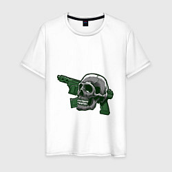 Мужская футболка Череп с оружием