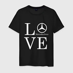 Мужская футболка LOVE MERCEDES BENZ