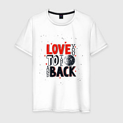 Мужская футболка Love back