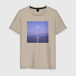 Мужская футболка Луна и море