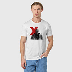 Футболка хлопковая мужская DMX - american rapper, цвет: белый — фото 2